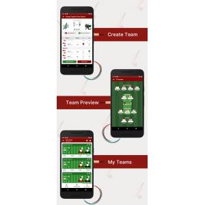 Create a sport Fantasy Cricket game in minutes with Flutter UI Kit!